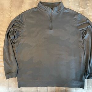 Peter Millar Perth Camo Quarter Zip Pullover. Size Medium
